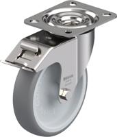 Blickle LEX-TPA 127G-FI Zwenkwiel met rem Wieldiameter: 125 mm Draagvermogen (max.): 125 kg 1 stuk(s) - thumbnail