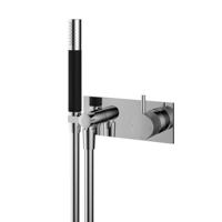 Inbouw Douchemengkraan Hotbath Cobber X Met Doucheslang en Handdouche Chroom - thumbnail