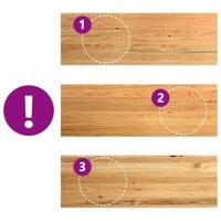 Vensterbanken 2 st 120x40x2 cm massief eikenhout lichtbruin - thumbnail