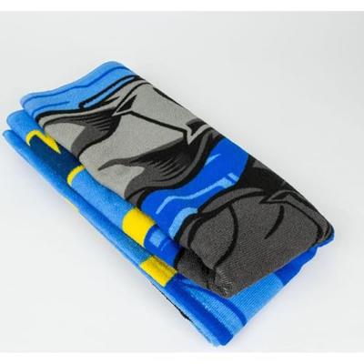 Batman strandlaken blauw 70 x 140 cm - katoen Batman strandlaken blauw 70 x 140 cm - katoen