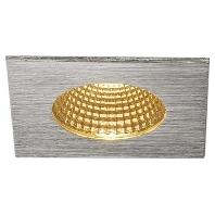 SLV InbouwspotPatta Square 8cm metaalgrijs - 114436 - thumbnail
