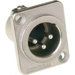 Amphenol AC3MMDZ 3 Polige XLR Chassisdeel | Female | Type D