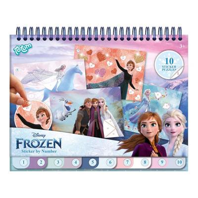 Totum frozen stickeren op nummer boek Totum frozen stickeren op nummer boek