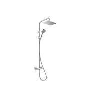 Regendouche set HansGrohe Vernis Shape Showerpipe 230 1 Jet met Douchethermostaat Chroom - thumbnail