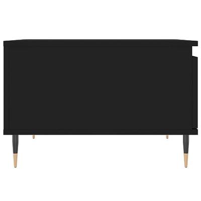 Salontafel 55x55x36,5 cm bewerkt hout zwart