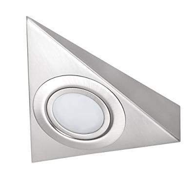 Onderbouwarmatuur Zepo - RVS - Driekhoek - G4 fitting - thumbnail