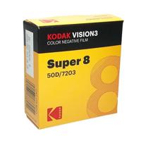 KODAK Vision3 Super 8mm negatieffolie 7203 50D - thumbnail