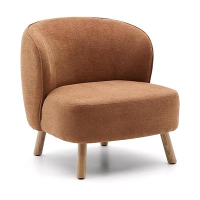 Kave Home Fauteuil 'Ulit' Chenille, kleur Terracotta