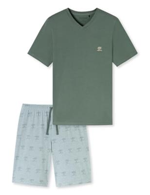Schiesser Schiesser Pyjama Short khaki 182609 52/L