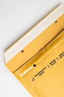 Comebag luchtkussenenveloppen, ft 180 x 265 mm, met stripsluiting, bruin, doos van 100 stuks - thumbnail