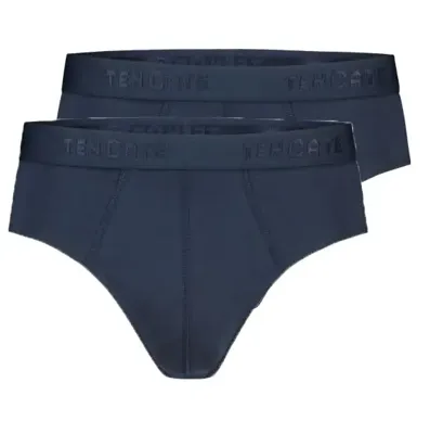 Basics 2-Pack heren sportslips - 32319 - Heren slips met elastische band - Biologisch katoen - Mannen ondergoed