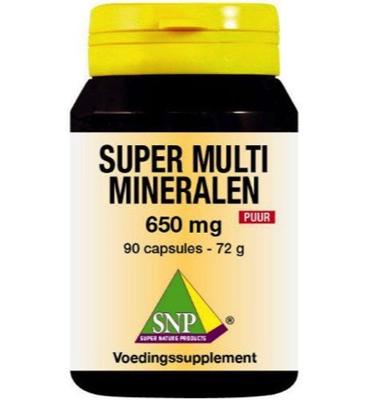 SNP Super multi mineralen 650mg puur 90 Vegetarische capsules