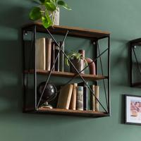 Tom Tailor Wandrek 'Lashieka' Mangohout en metaal, 62 x 60cm - thumbnail