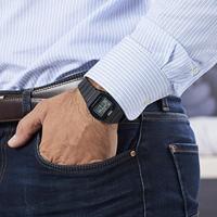 Casio W-202-1AVEF Zwart Digitaal Heren horloge - thumbnail