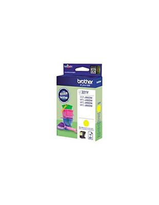 Originele inktcartridge Brother LC-221YBP Geel