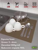 Antislipmat Exma Aqua-Mat Basic Bruin 15 m x 65 cm PVC Multifunctioneel - thumbnail