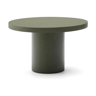 Kave Home Ronde Eettafel 'Aiguablava' Beton, 120cm, kleur Donkergroen