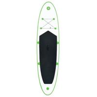 Stand-up paddleboard opblaasbaar groen en wit - thumbnail