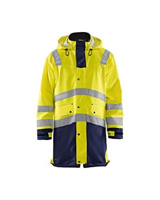 Blåkläder Regenjas High-Vis LEVEL 3 43262005 | High-Vis Geel/Marineblauw | Maat M - 7330509570128