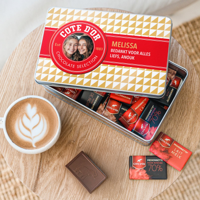 Côte d'Or Vintage Chocolade Box met naam - thumbnail