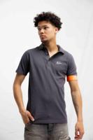 Malelions Captain Polo Heren Grijs - Maat S - Kleur: Grijs | Soccerfanshop - thumbnail