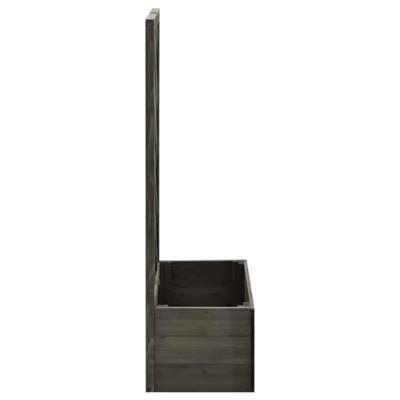 VidaXL Latwerkplantenbak 50x25x90 cm massief vurenhout grijs VidaXL Latwerkplantenbak 50x25x90 cm massief vurenhout grijs