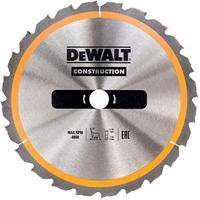 DeWALT Cirkelzaagblad voor Hout | Construction | Ø 216mm Asgat 30mm 24T - DT1952-QZ - thumbnail