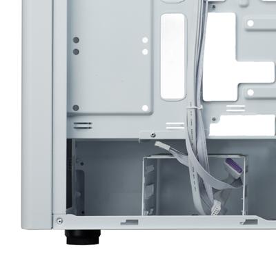 Cooler Master E502-WGNN-S00 Elite 502 Midi-Tower, ATX, Window, 3x 120mm ARGB, USB Type-C, White - thumbnail