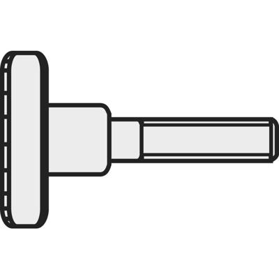 TOOLCRAFT M3*12 D464-5.8:A2K 194770 Kartelbouten M3 12 mm DIN 464 Staal Galvanisch verzinkt 10 stuk(s)