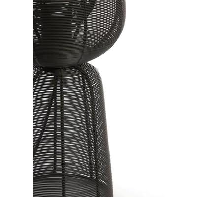 Light & Living Tafellamp 'Aboso' 42cm, kleur Mat Zwart