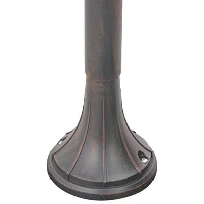 VidaXL Paalverlichting tuin e27 120 cm aluminium brons VidaXL Paalverlichting tuin e27 120 cm aluminium brons