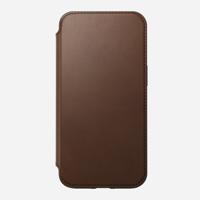 Nomad Modern Horween lederen folio iPhone 13 Pro - Brown - thumbnail