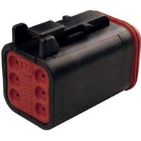 TE Connectivity DT 06-6 S-CE06 Ronde connector Bus, recht Serie (ronde connectoren): DT Totaal aantal polen: 6 1 stuk(s) - thumbnail