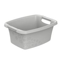 Rotho Flowers Wasmand 12L Cool Grey - thumbnail