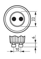 Philips LED Spot Zadora RS049B Wit 5W 365lm 40D - 830 Warm Wit | Zaagmaat 75mm - incl. GU10 LED spot - thumbnail