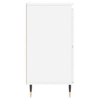 Dressoir 60x35x70 cm bewerkt hout wit - thumbnail