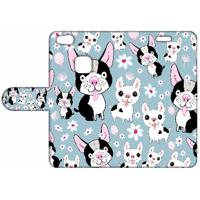 Huawei P10 Lite | Telefoonhoesje | Met pasjeshouder | Hondjes - thumbnail