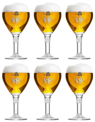 Leffe Bierglazen 250 ml - 6 Stuks