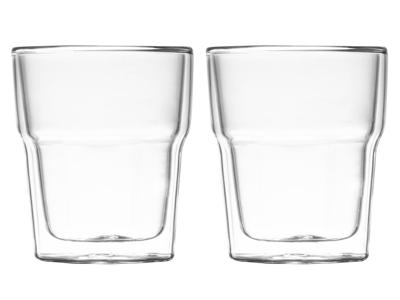 Gusta chantilly espressoglas dubbelwandig 100ml 2-pack