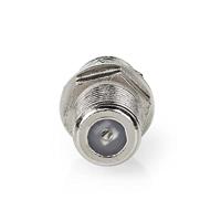 Nedis csgb41940me satelliet- en antenne-adapter f female - f female metaal - thumbnail