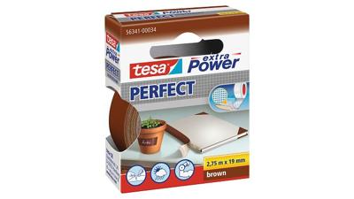 Tesa extra Power Perfect, ft 19 mm x 2,75 m, bruin Tesa extra Power Perfect, ft 19 mm x 2,75 m, bruin