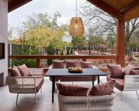 Lucide NERIDA - Hanglamp Binnen/Buiten - Ø 35 cm - 1xE27 - IP44 - Naturel - thumbnail