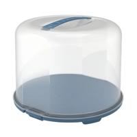 Rotho fresh taartdoos xl 35.5x34.5x26 cm horizon blauw/transparant - thumbnail