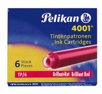Pelikan inktpatronen 4001 rood - thumbnail