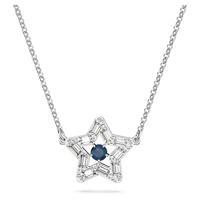 Swarovski 5639186 Ketting Stella Ster zilverkleurig-blauw 38-41 cm - thumbnail