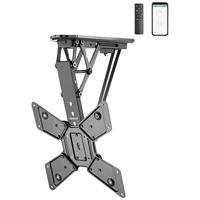 SpeaKa Professional SP-TVCM-510 TV-plafondbeugel Inklapbaar, Met afstandsbediening 58,4 cm (23) - 139,7 cm (55) Met elektromotor, Kantelbaar, Besturing via app - thumbnail