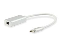 Equip USB C MALE TO MINI DP USB Type C Mini DisplayPort Wit kabeladapter/verloopstukje - thumbnail