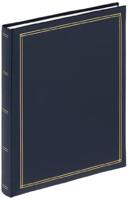 walther+ design SK-124-L Fotoalbum (b x h) 26 cm x 30 cm Blauw 30 bladzijden - thumbnail