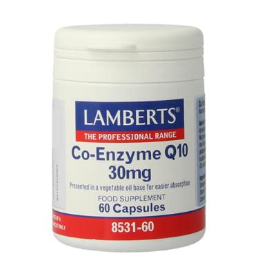 Lamberts Co enzym Q10 30mg 60 Vegetarische capsules