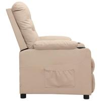 Sta-op-stoel stof crèmekleurig - thumbnail